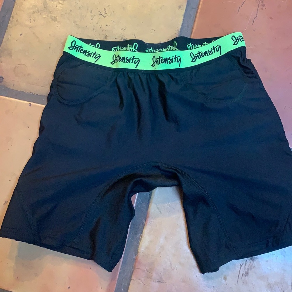 Softball sliding shorts.